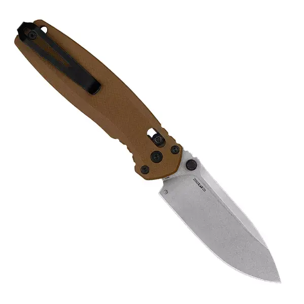 Нож складной Broadside, коричн. рук-ть, черн. клинок D2 №1