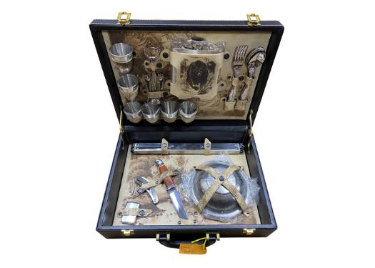 Набор подарочный 01-6м (белая кожа)