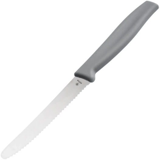 Нож с фиксир. Sandwich Knife Grey, рукоять полимер серый