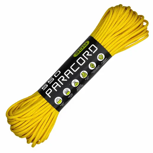 Паракорд 550 Cord nylon 30м RUS Lemon