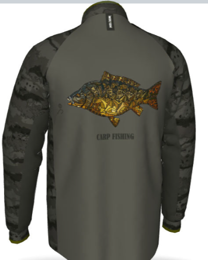 Джерси ExCool Carp Laco Khaki стойка, манжеты  №2