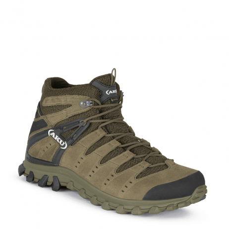 Ботинки мужские дм. треккинговые Alterra Lite Mid GTX (Camo Green/Black) №3