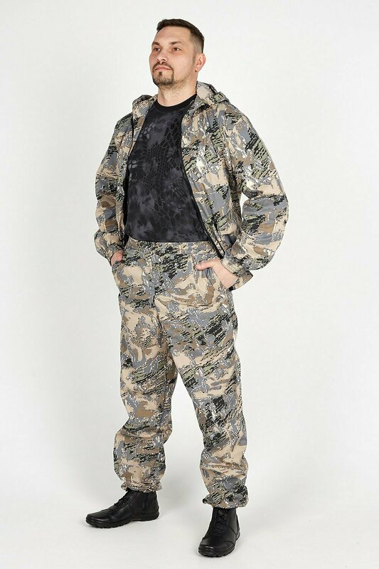 Костюм мужской летний Комбат серый лабиринт (сетка) (48-50/170-176) №1