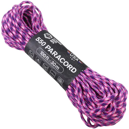 Шнур Paracord 550 Atwoodrope 100ft (Purplelicious)