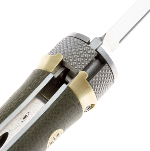 Нож склад. Кабальеро-01 зелен. микарта D2 №2