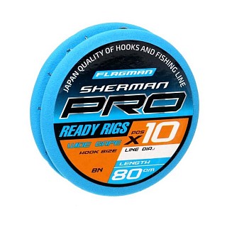 Поводок готовый Sherman Pro Wide Gape Ready Rigs  №2