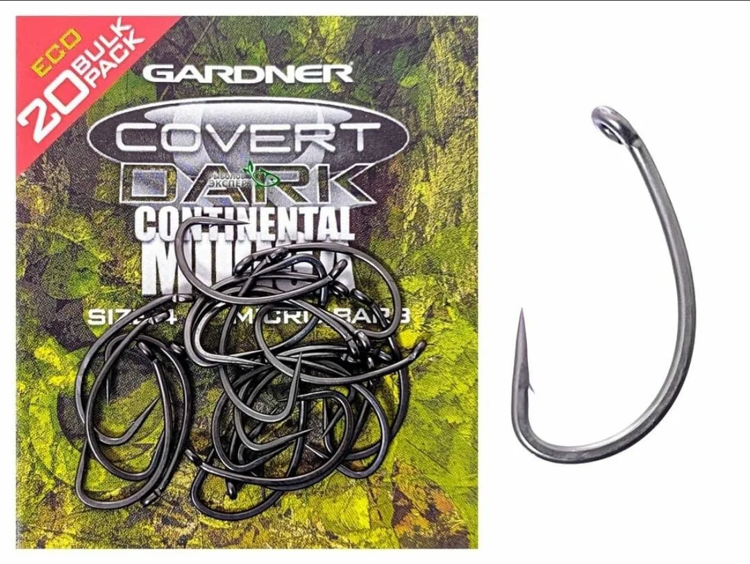 Крючки карповые Covert Dark Mugga Hook  №2