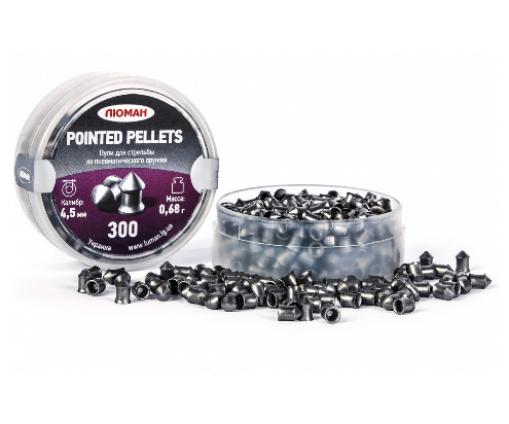 Пуля пневм. Люман Pointed pellets 0,68гр, 4,5мм (300шт) №1