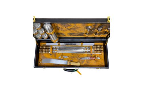 Набор подарочный 041-6м/0,5 (рыжая кожа) №1