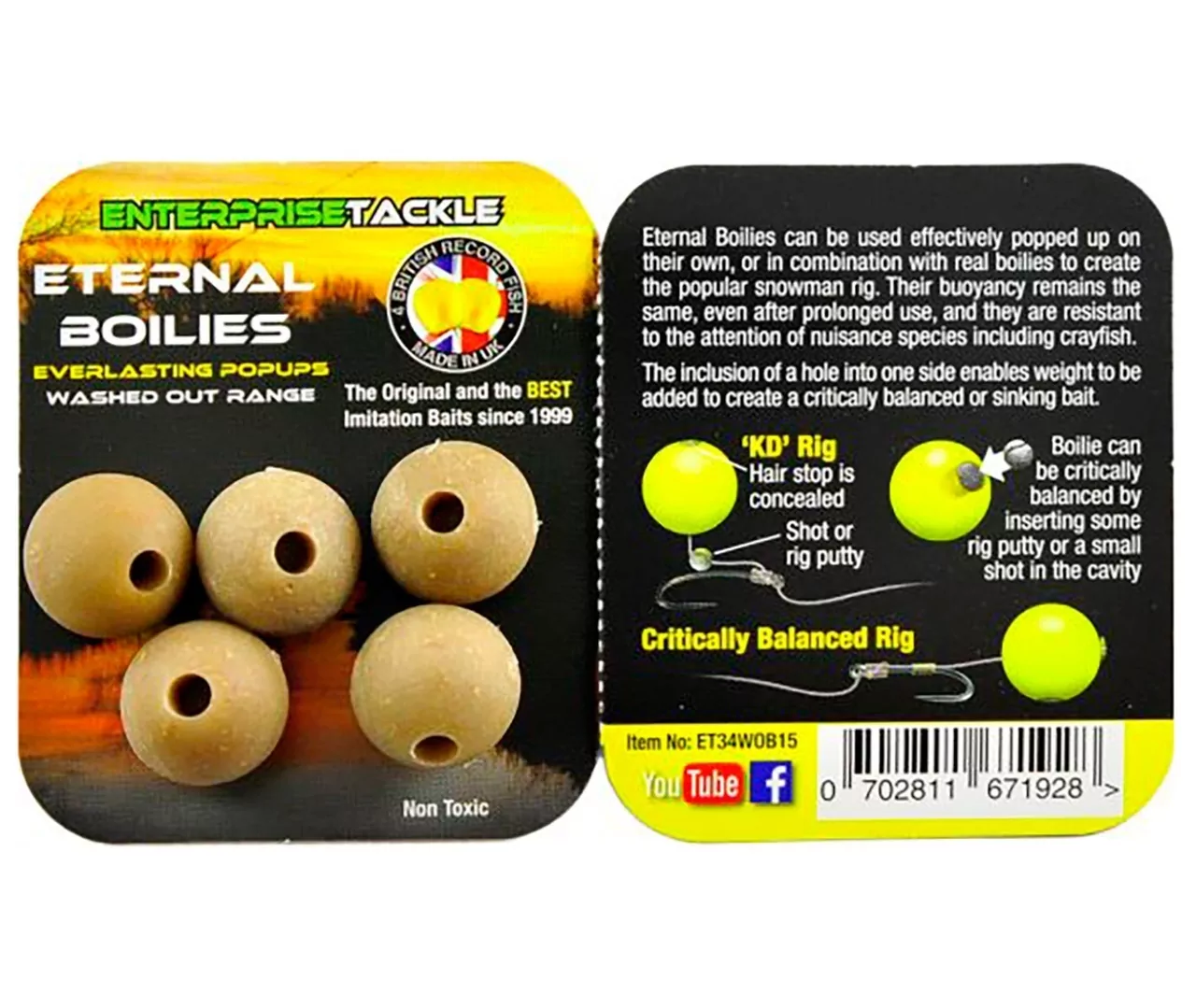 Искусственные бойлы Etermal Boilies (Blister Pack) - 15 мм Terracotta