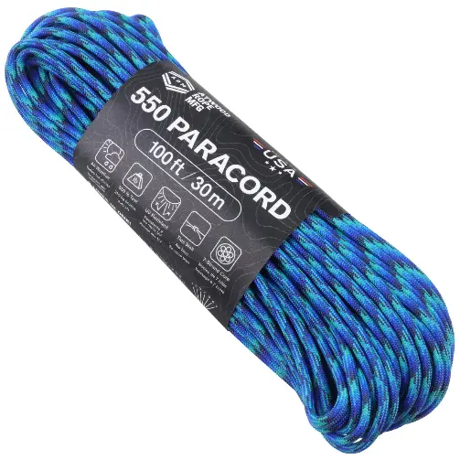 Шнур Paracord 550 Atwoodrope 100ft (neptune)