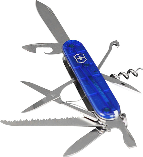 Нож Huntsman Blue Trans 91мм №2
