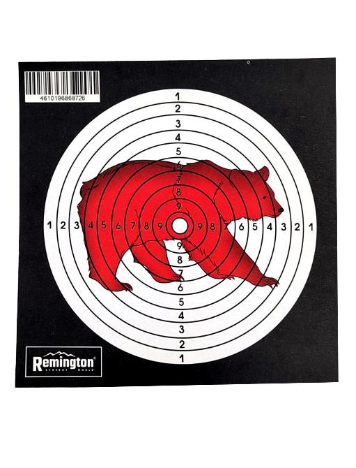Мишень Remington цветная Медведь