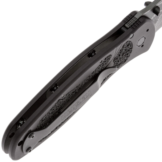 Нож складной Blur, черн. алюм. рук-ть, клинок Дамаск №1
