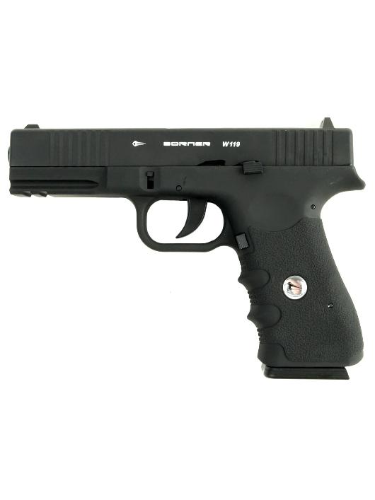 Пистолет пневматический Borner W119 Glock 17 кал 4,5