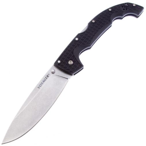 Нож складной Voyager Extra Large Drop Plain Edge, клинок AUS10