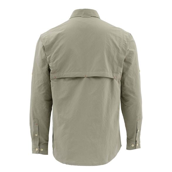 Рубашка Simms Guide LS Shirt-Solid, Dark Khaki №3