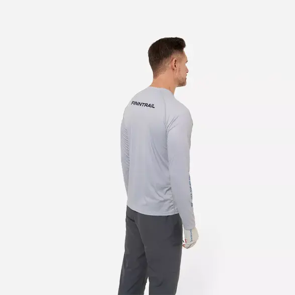Лонгслив  Finntrail Wave Fish 6611 Grey №4