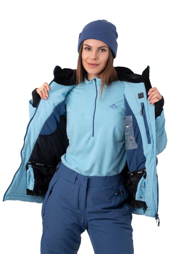 Костюм женский Вега -15 (таслан, голубой) I (40-42/158-164) №3