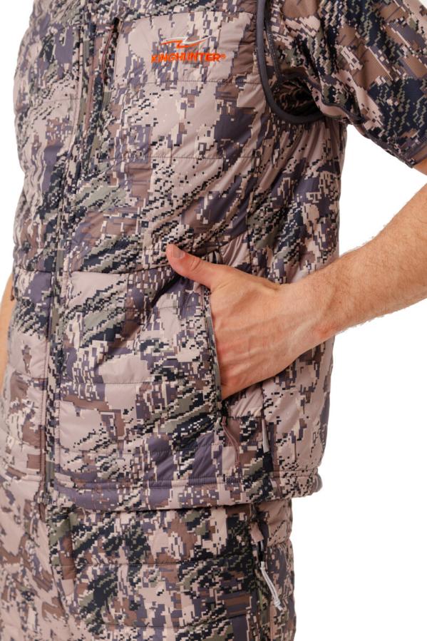 Жилет King Hunter WARM Light (Camo Gray) №2