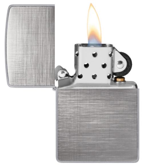 Зажигалка Zippo 28181 Classic Brushed Chrome №1