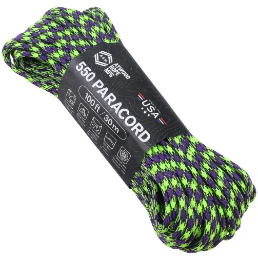 Шнур Paracord 550 Atwoodrope 100ft (Zombie)