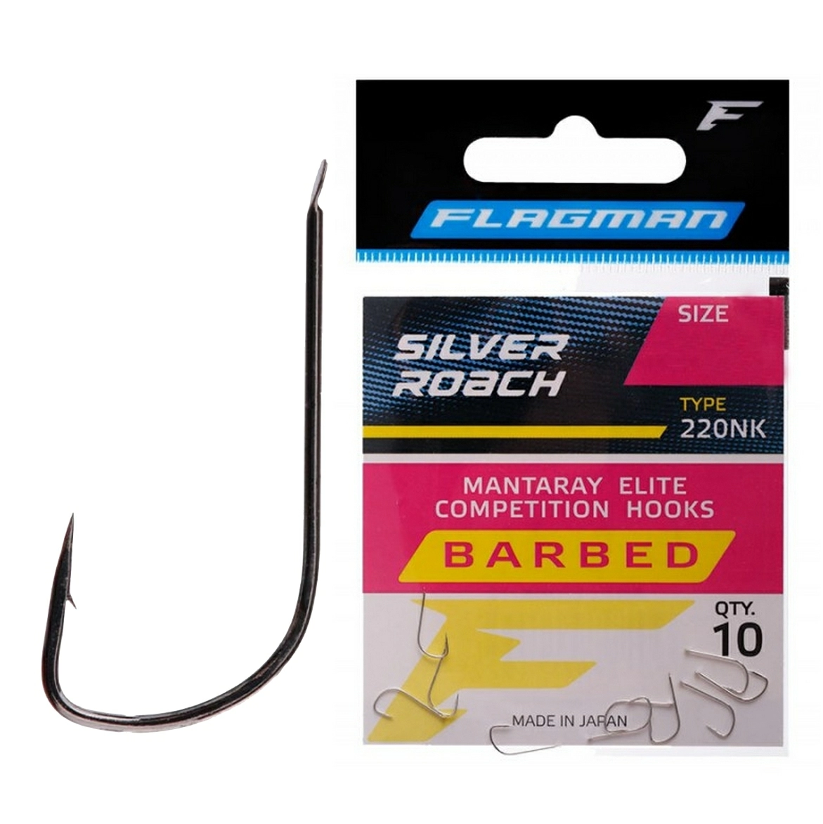 Крючок Flagman Silver Roach