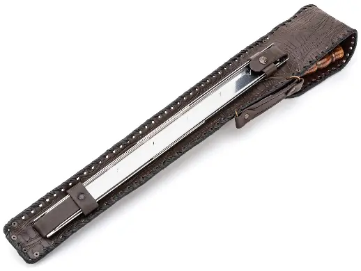 Набор шашлычный Точеная ручка уголок в чехле-2, таганок