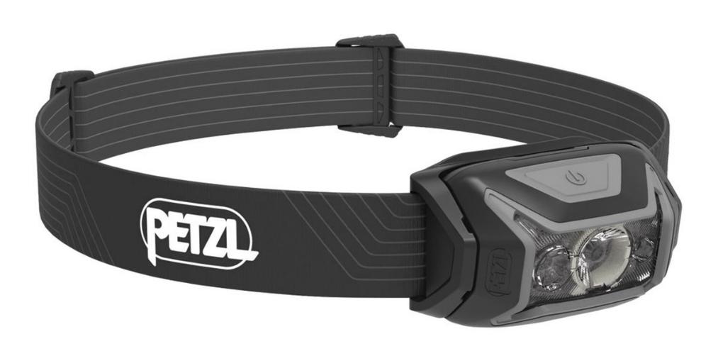 Фонарь налобный Petzl Actik Gray серый