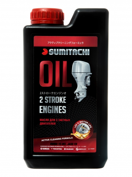 Масло моторное Sumitachi 2-Stroke Engines Oil TC-W3 1л 