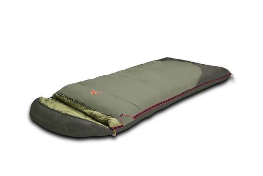 Спальный мешок Summer Wide Plus оливковый, правый 9259.01071