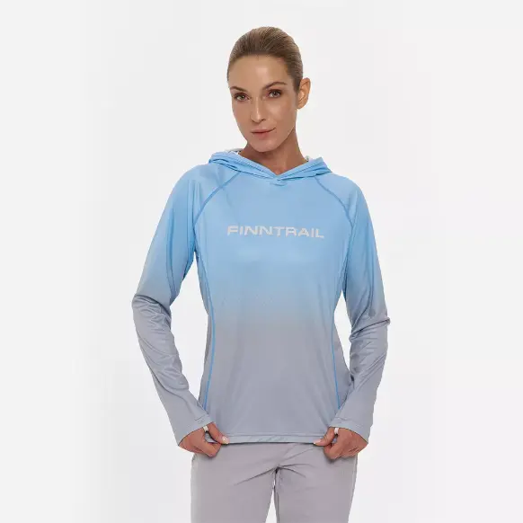 Лонгслив женский Venus Hood W 6621 LightBlue (XS)