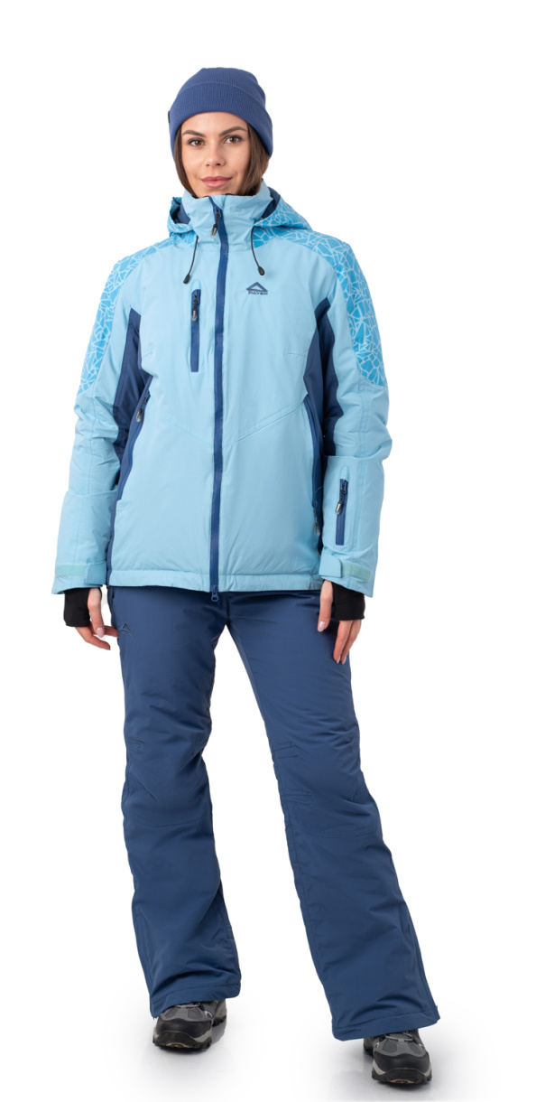 Костюм женский Вега -15 (таслан, голубой) I (40-42/158-164)