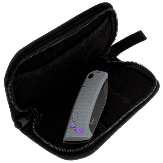 Нож автомат. FRND Grey, рукоять Grivory, клинок D2 blackwash №5