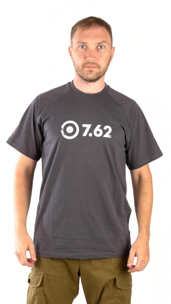 Футболка 7.62 Logo T-Shirt (хлопок, серый)