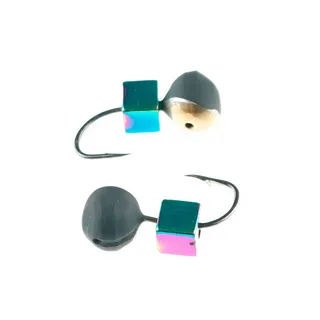 Дробь с отверстием с коронкой с квадратом хамелеон 3х3мм 924NQ