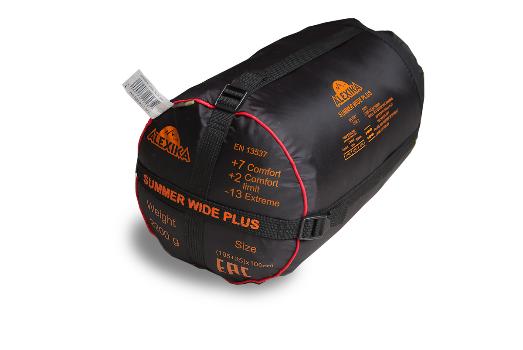 Спальный мешок Summer Wide Plus оливковый, правый 9259.01071 №1