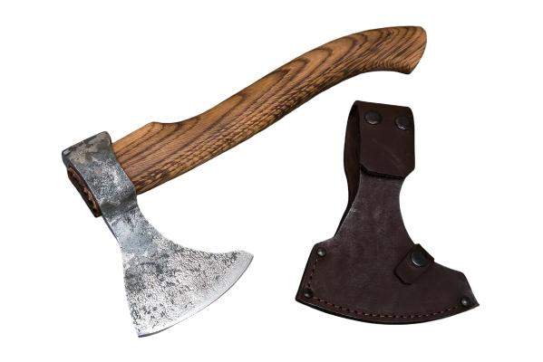 Топор Скинер, ст. кован, У8, рукоять из ценных пород дерева ком.