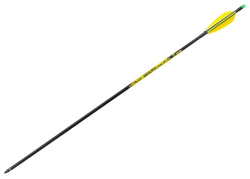 Стрела лучная фибергласс Centershot Spark 500 оперение 4"