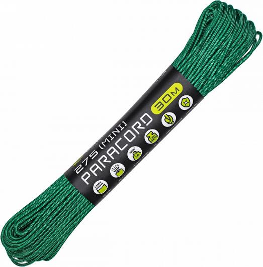 Паракорд 275 (мини) Cord nylon 30м RUS emerald green