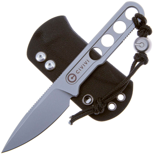 Нож CIVIVI Fixed Blade Circulus сталь 10Cr15CoMoV серый