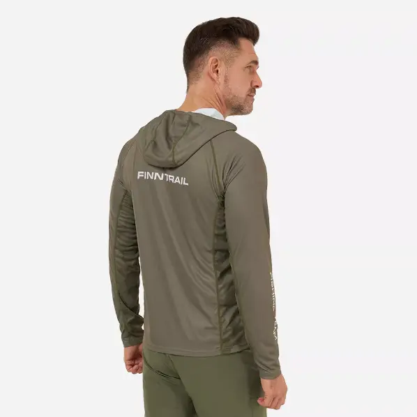 Лонгслив  Finntrail Wave Big Fish 6609 Khaki №2