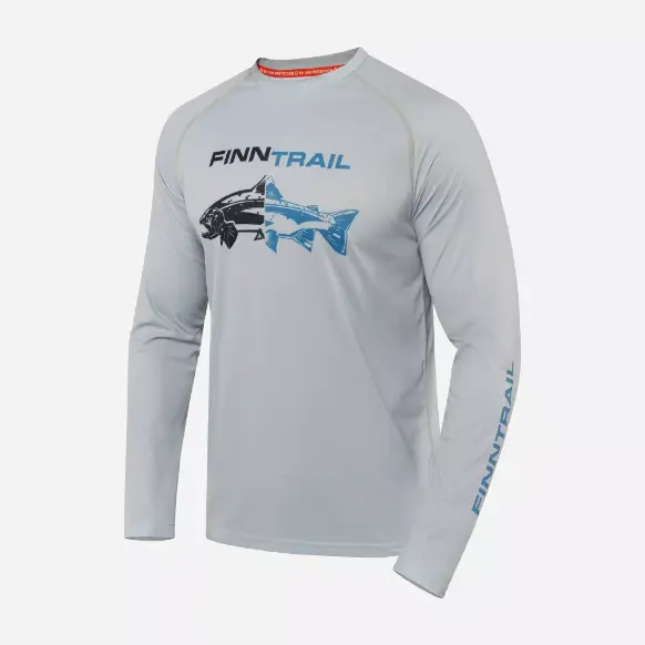 Лонгслив  Finntrail Wave Fish 6611 Grey
