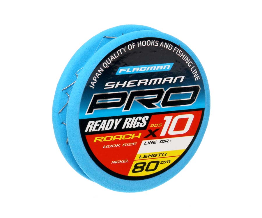 Поводок готовый Sherman Pro Feeder Ready Rigs (10шт) №1