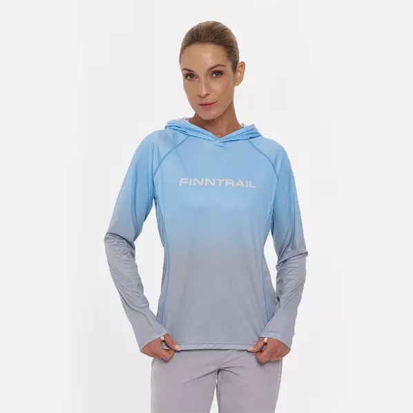 Лонгслив женский Venus Hood W 6621 LightBlue (XS) №1