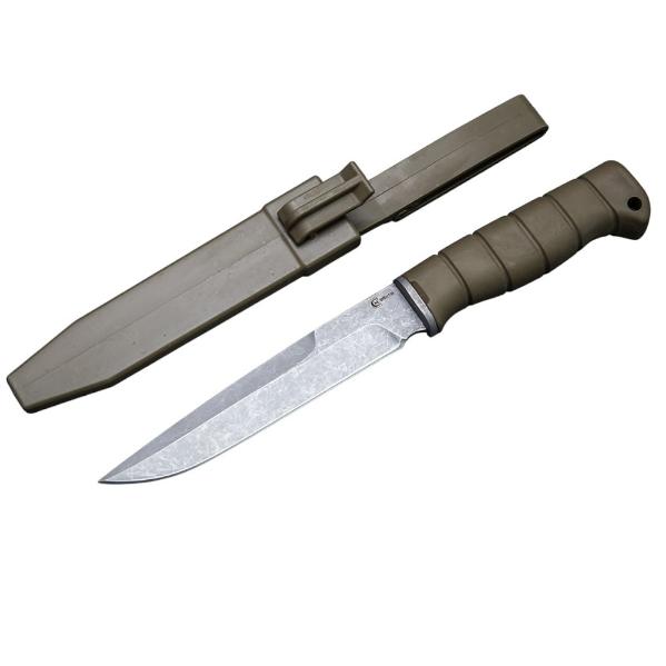 Нож Анчар, сталь 95х18, рукоять эластрон, чехол пласт. ком.