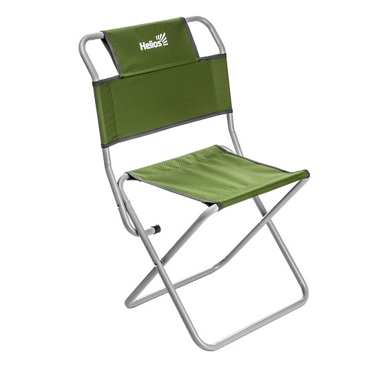 Стул туристический со спинкой Green Helios, CP-400.19(с) (труба ф19)