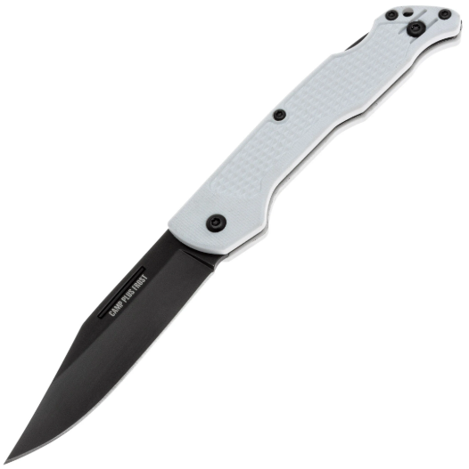 Нож складной Ontario Camp Plus Frost, сталь 420 WH