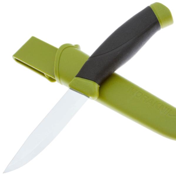 Нож Morakniv Companion Olive Green, нержавеющая сталь