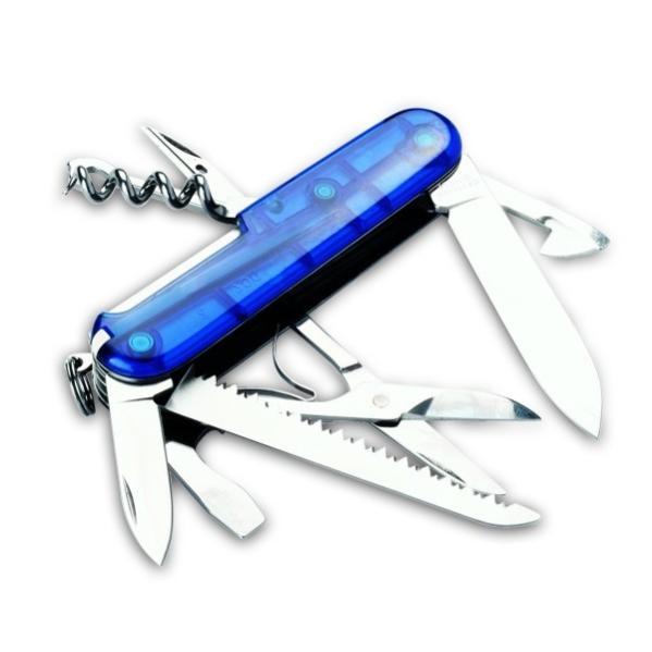 Нож Huntsman Blue Trans 91мм №1
